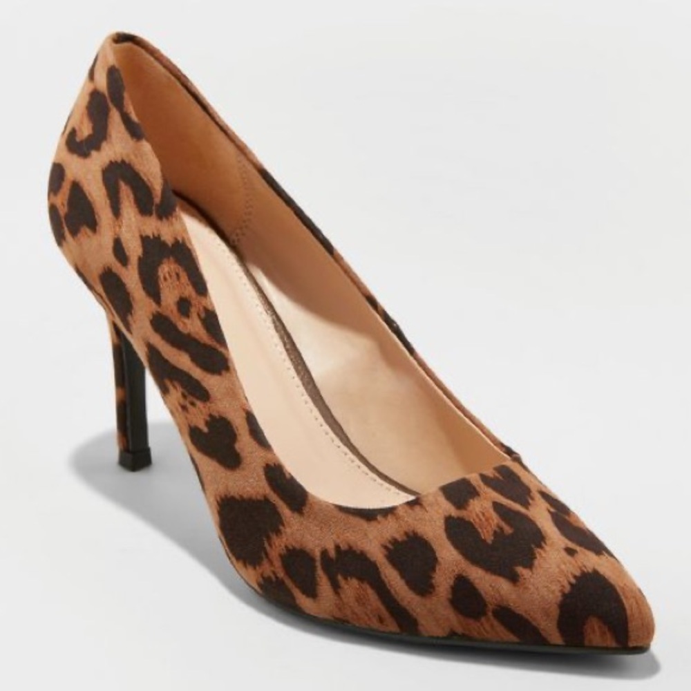 Brown & Blk Leopard 🐆 Pointed Toe Stiletto Pumps